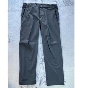 REI Mens Gray Zip Pocket Hiking Outdoor Pants Trousers 38W x 32L